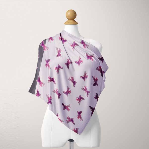 Foulard en soie naturelle